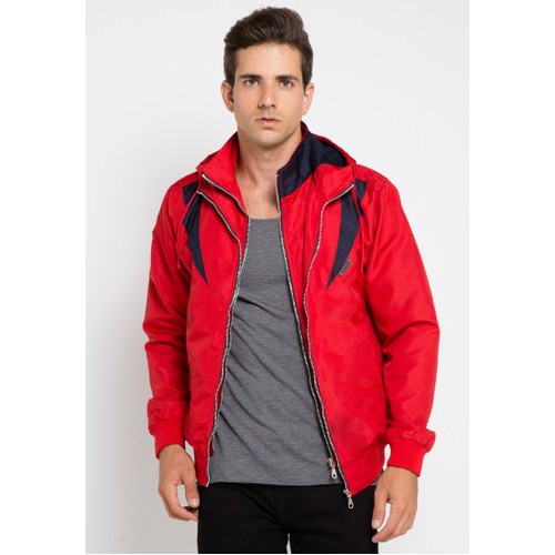 Sharks - Premium Lifestyle Jacket - Merah [SGG2410526AA]