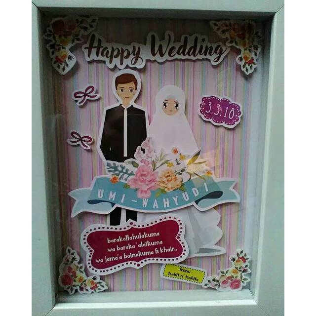 

KADO NIKAH || WEDDING SCRAPFRAME A5