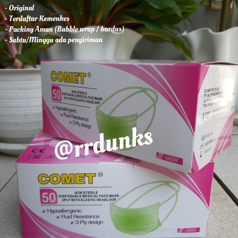 Masker COMET Headloop (Hijab) 3ply