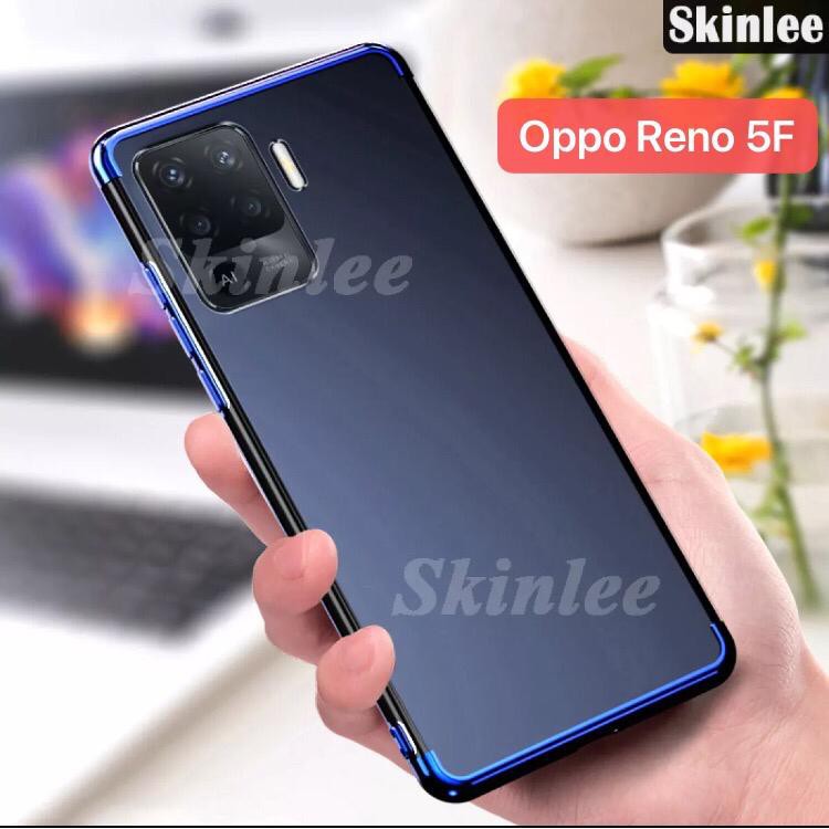 Case Oppo Reno 5F / 4F / 4 / 5 Kesing Import Clear Plating