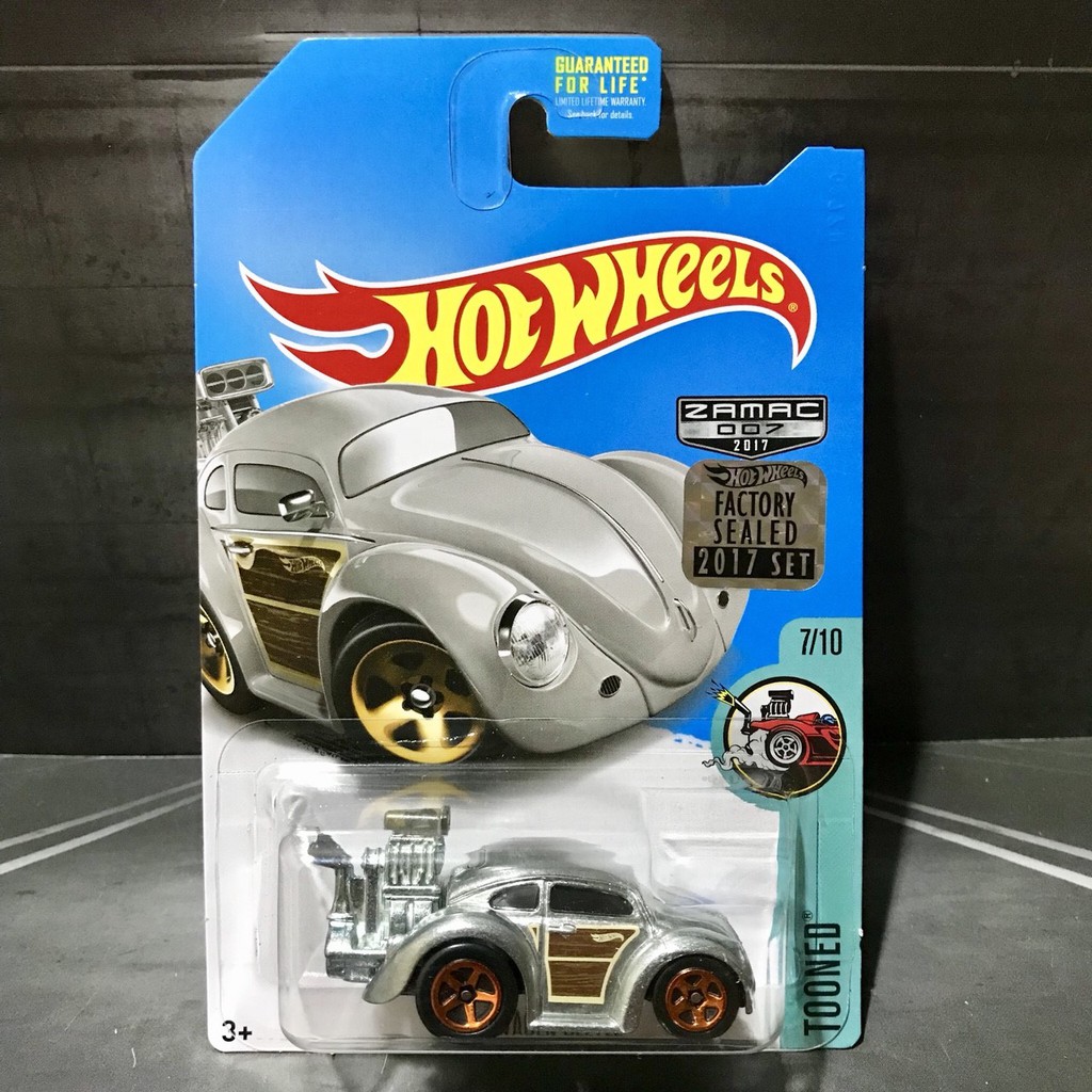 Hot Wheels Volkswagen Beetle Factory Sealed 2017 Zamac Tooned VW