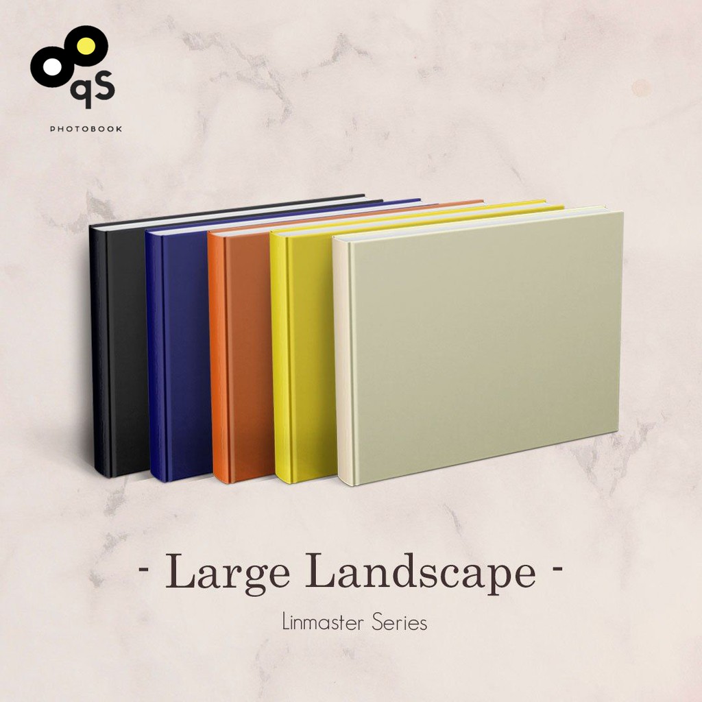 VOUCHER LARGE LANDSCAPE LINMASTER SERIES PHOTOBOOK  - CETAK FOTO ALA MAJALAH BY QS PHOTOBOOK