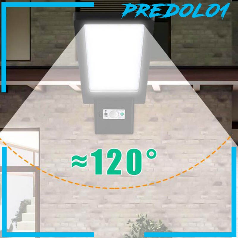 Predolo1 Lampu Jalan Led Tenaga Surya Anti Air Ip65 Dengan Sensor Gerak Untuk Taman