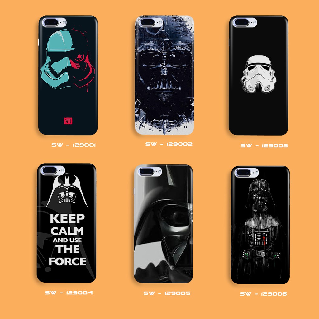 Custom Case STARWARS bisa untuk OPPO MI VIVO ASUS APPLE SAMSUNG