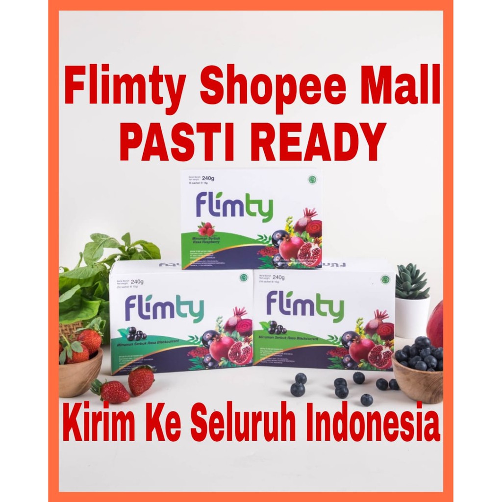 Flimty 1 Sachet Minuman Fiber Herbal Pelangsing Penurun Berat Badan