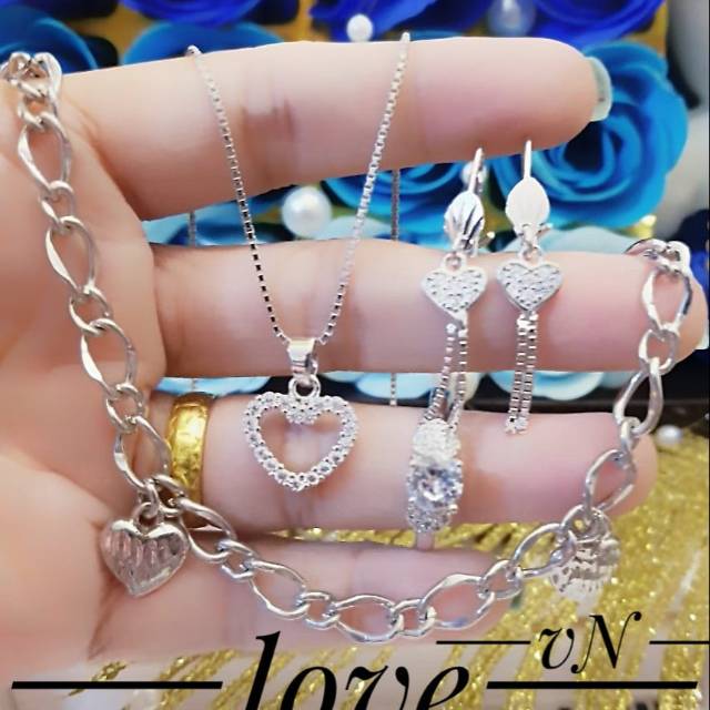 Xuping set perhiasan lapis emas 24k 2212k