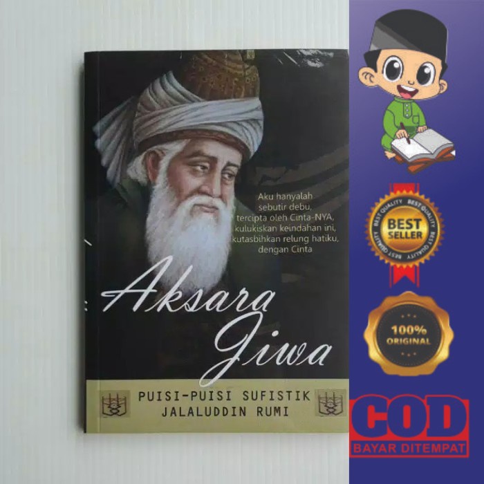 BUKU Aksara Jiwa Jalaludin Rumi Sega arsy ORIGINAL