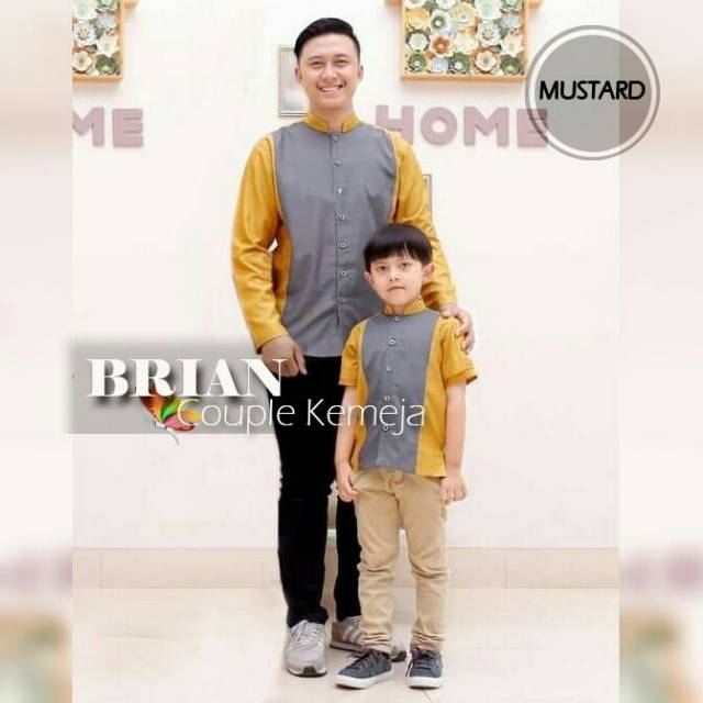 COUPLE KEMEJA BRIAN 4 warna
