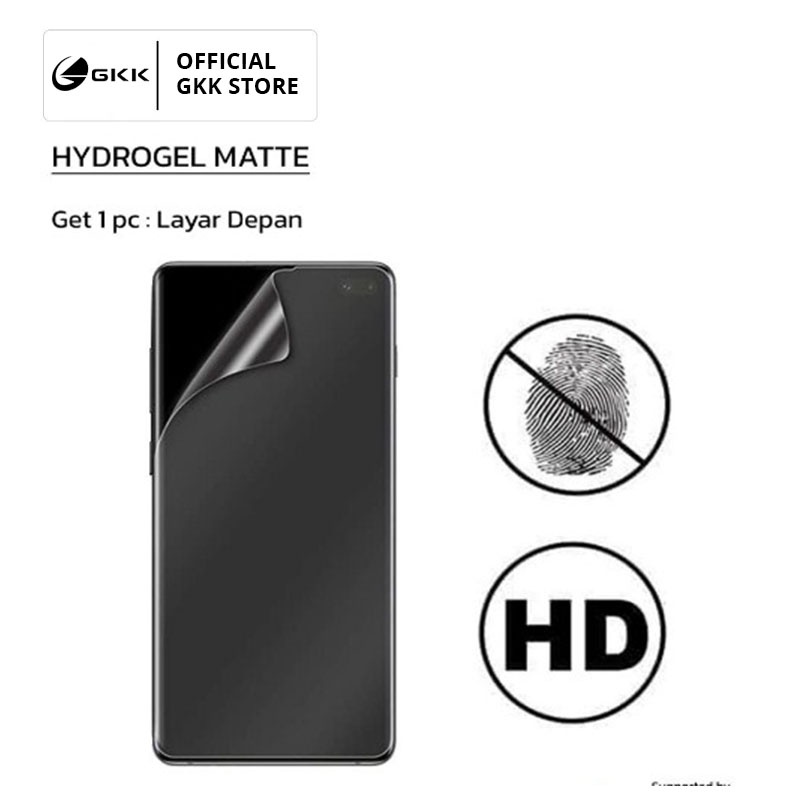 GKK Hydrogel MATTE Screen Protector Anti Gores Xiaomi Redmi Note 4 5 6 7 8 9 10 PRO | redmi 4 5 6 7 