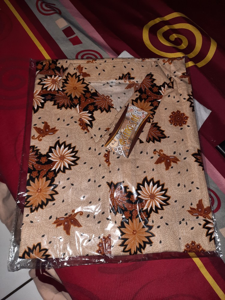 Kemeja Batik Katun Pria Jumbo Big Size Ageng Sae 5xl, 6xl, 7xl #165