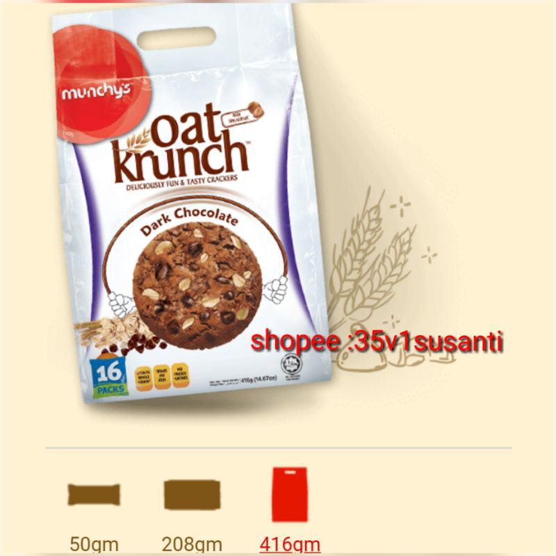 

BISKUIT OAT KRUNCH 390 GRAM