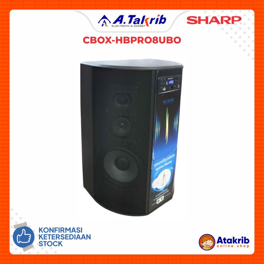 SHARP SPEAKER AKTIF CBOX-HBPRO8UBO