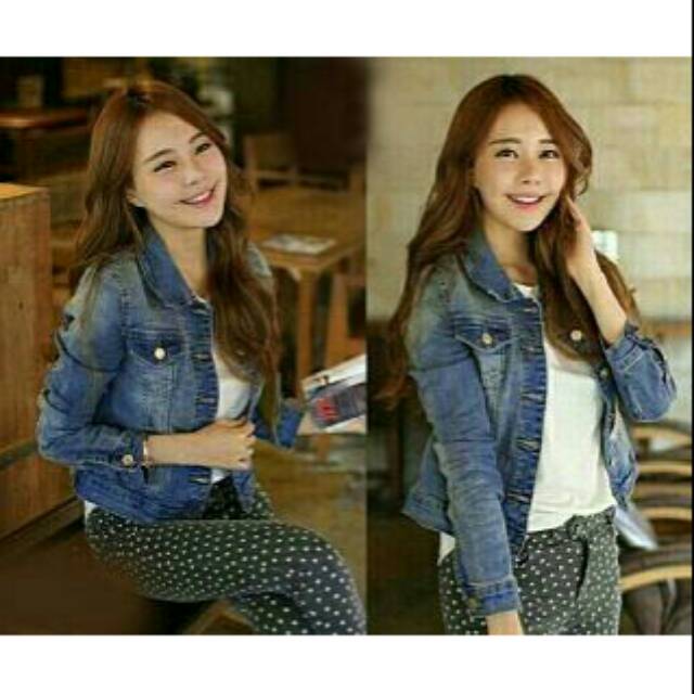 LEVIS JAKET BIRU TUA