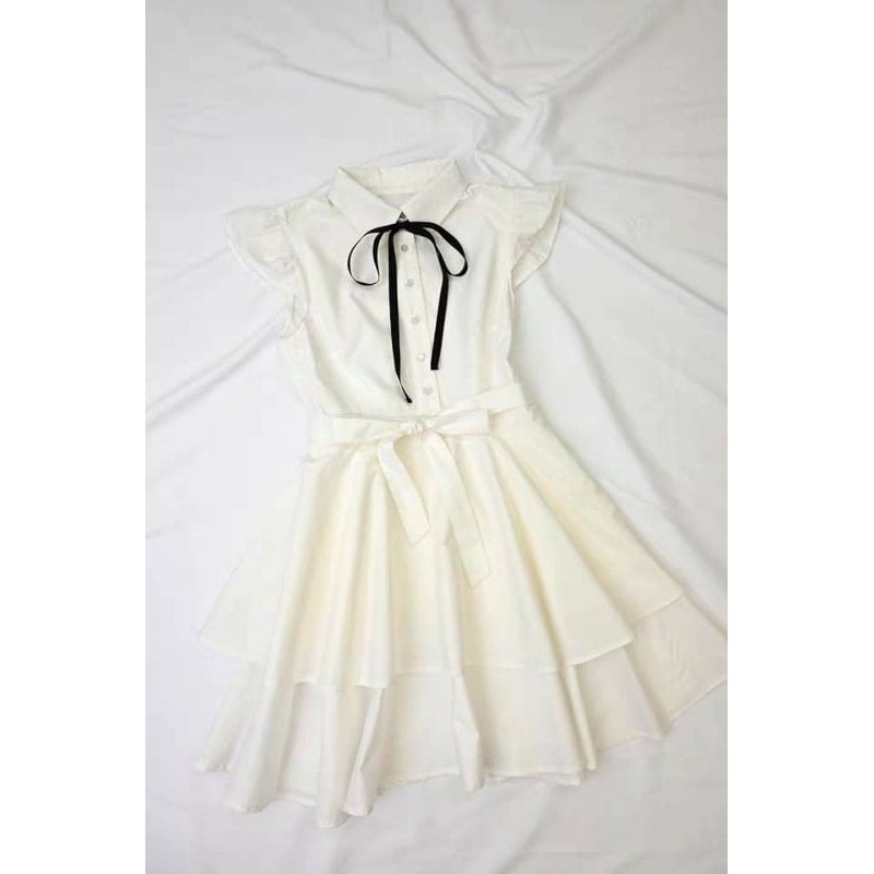 Megumi Kaito White Dress Kostum Cosplay