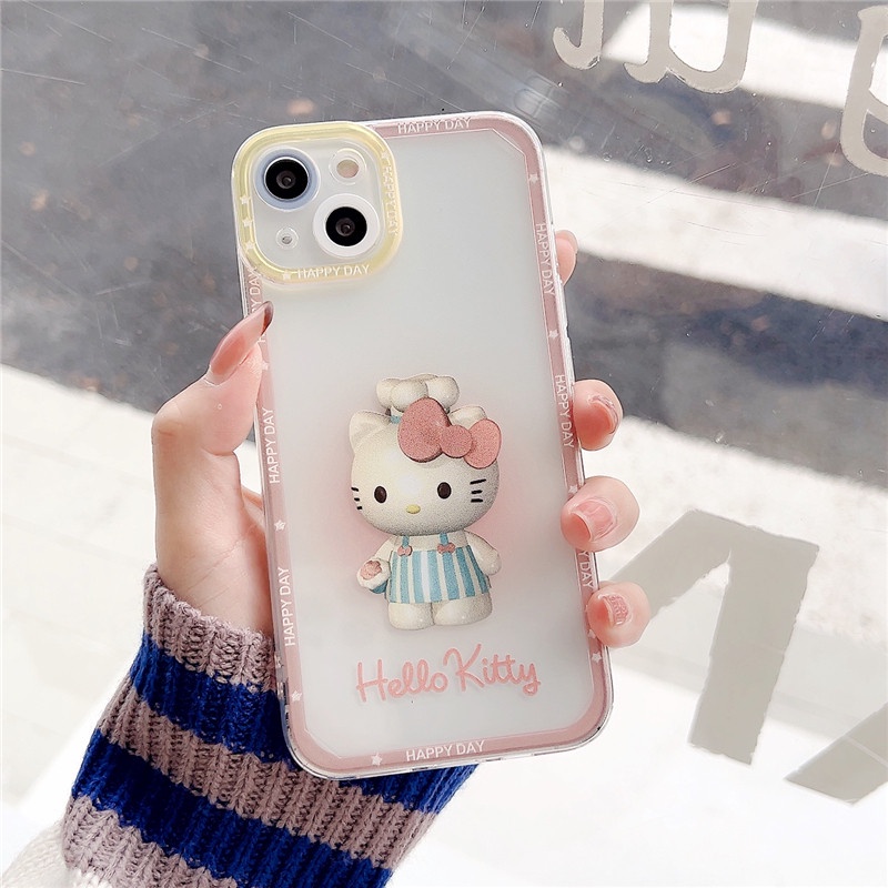 Case Bahan Tpu Motif Kartun Kucing Untuk Iphone 11 Pro Max X Xr Xs Max 7 8 Plus Se 2020 12 Pro Max 12 Mini 13 Pro Max 13 Mini