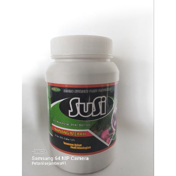 susi bawang merah 1kg ( silika & sulfur ) fungisida nutrisi pencegah mboler layu fusarium bawang mer