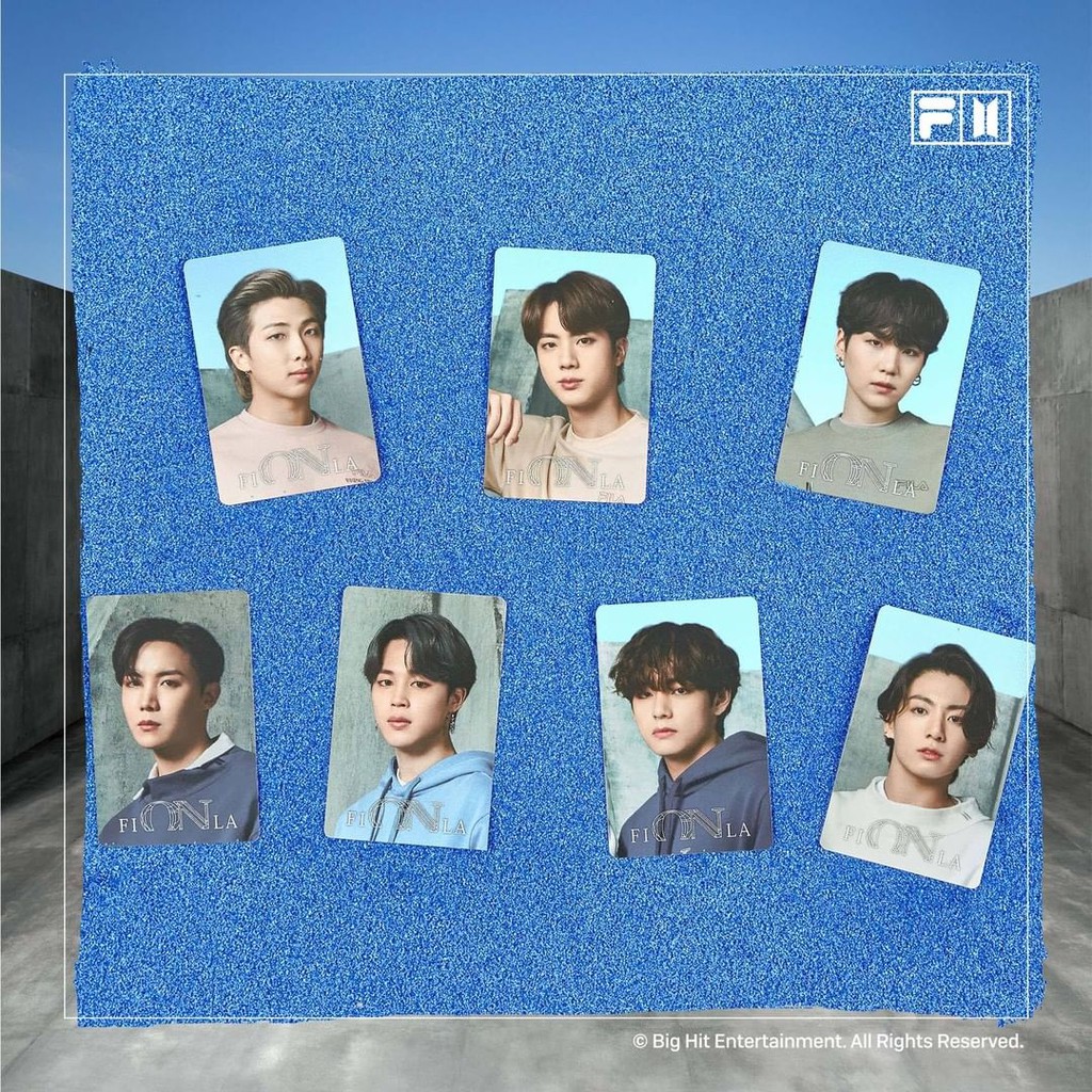 SHARING PC BTS FILA PHOTOCARD DAY NIGHT VERSION JK V JIMIN JIN JHOPE RM SUGA OT7 PO OFFICIAL WEBSITE