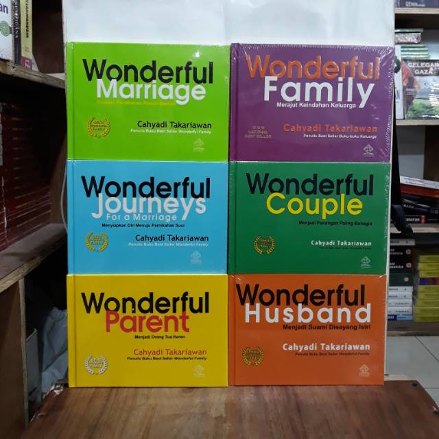 Buku Wonderful Family Marriage Journeys Couple Parent Husband By Cahyadi Takariawan Shopee Indonesia