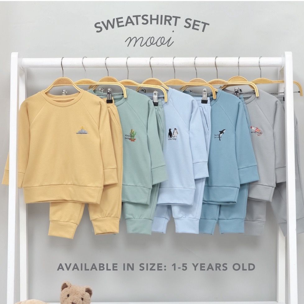 Mooi Setelan Anak Sweatshirt Set - Sweater Anak - Setelan anak