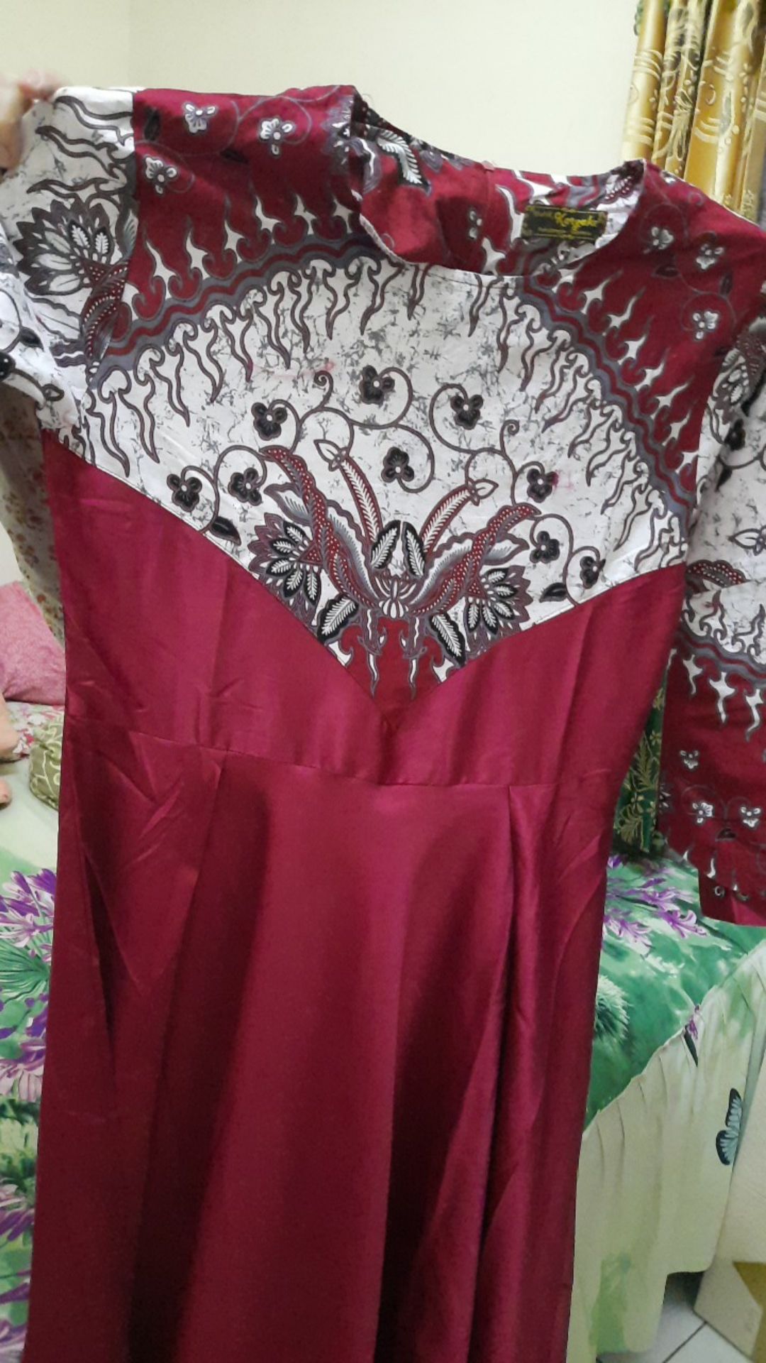 Couple Batik Gamis Original Kain Halus Couple Masakini Terlaris Asli Karyaku]