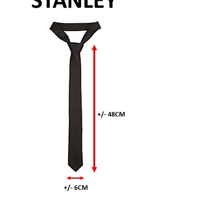 Super Tambahan STANLEY - DASI POLOS DASI INSTANT DASI SKINNY dasi siap pakai dasi resleting dasi formal dasi kantor wedding tie