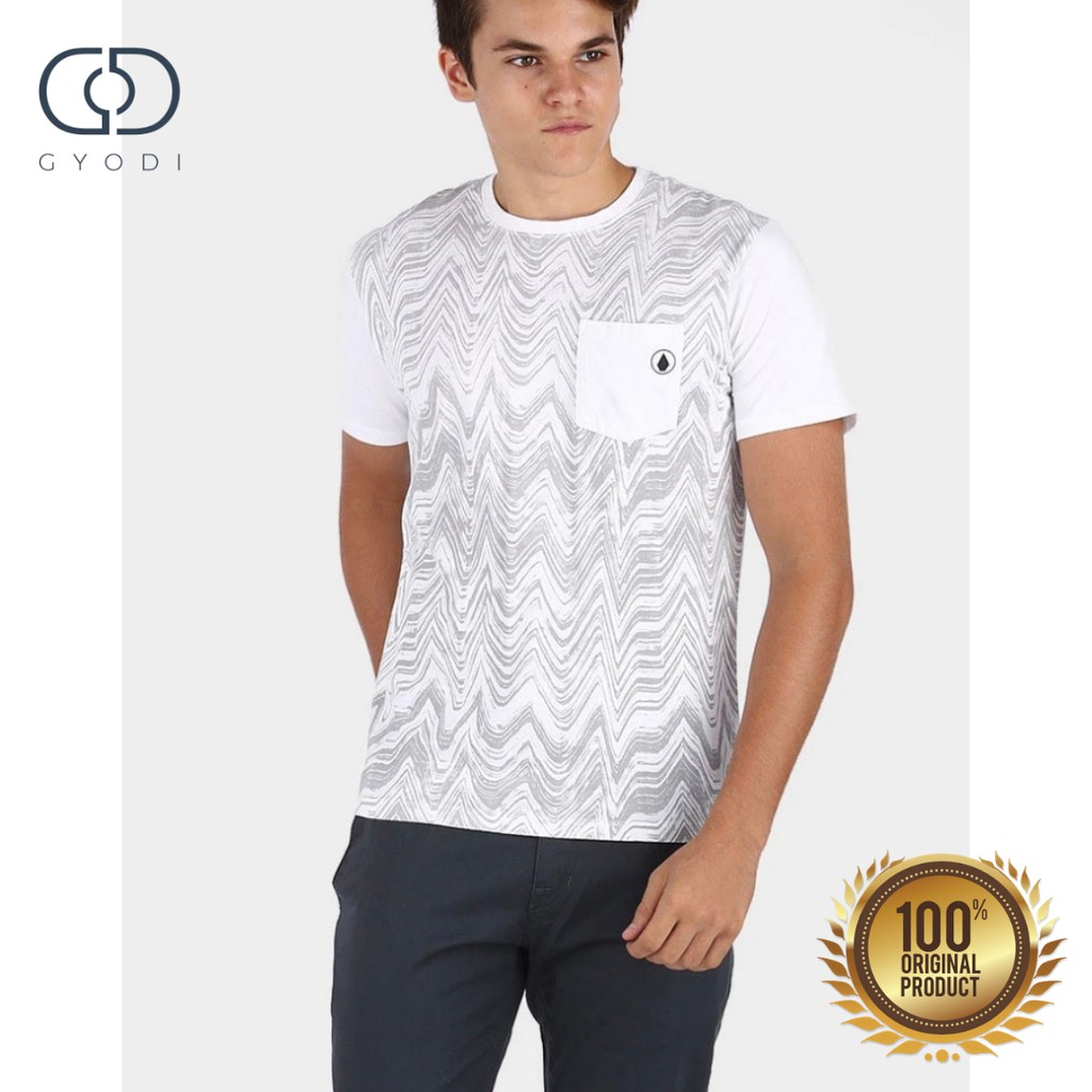 Kaos Volcom Original Volcom MCT Magnaphonic WHT