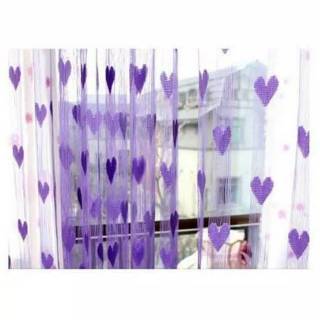 Tirai hiasan pintu pembatas tirai love pintu kamar Tirai hiasan pintu pembatas tirai love pintu kamar