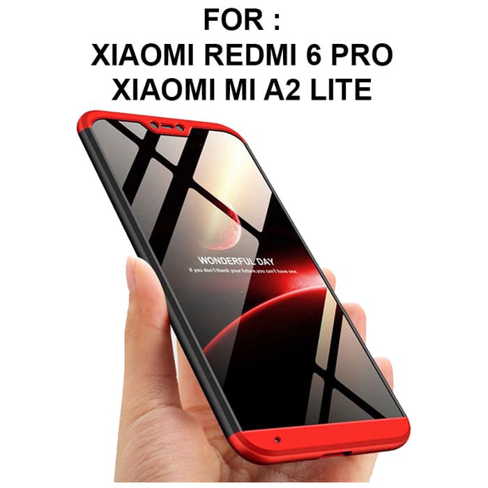 HARDCASE 360 case XIaomi Mi A2 Lite Redmi 6 Pro casing full cover thin / Softcase / Case HP / Casing