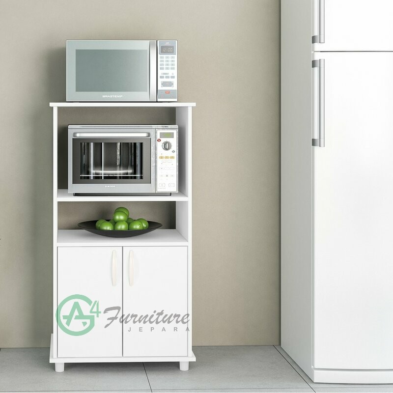 Lemari Dapur Kayu Minimalis Gatley - Kayu Mahoni