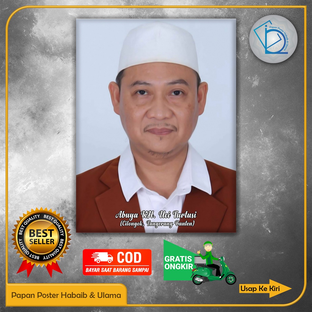 Jual Papan Bingkai Poster Abuya Kh Uci Turtusi Ukuran X Cm Mm Shopee Indonesia