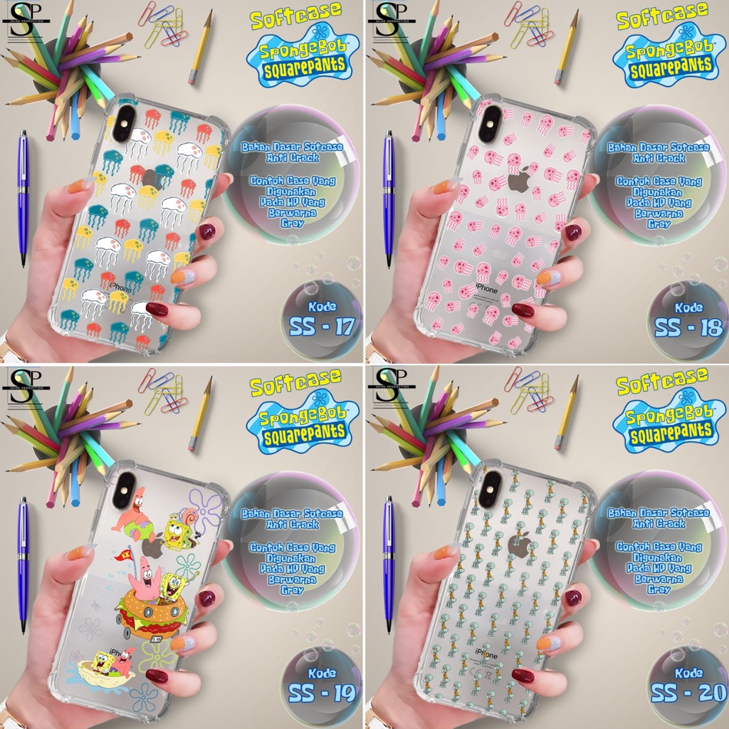 Softcase Oppo Xiaomi Vivo Samsung Motif Spongebob