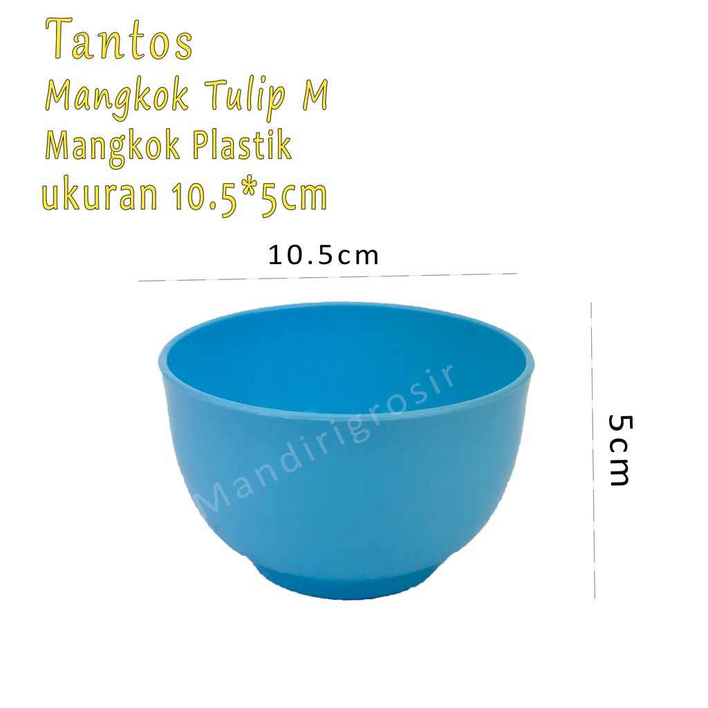 Mangkok plastik * Mangkok Tulip M * Biru *5162