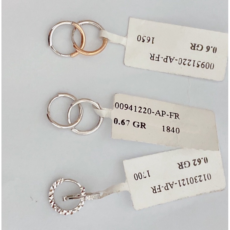 anting kecil/anting bayi model korea emas