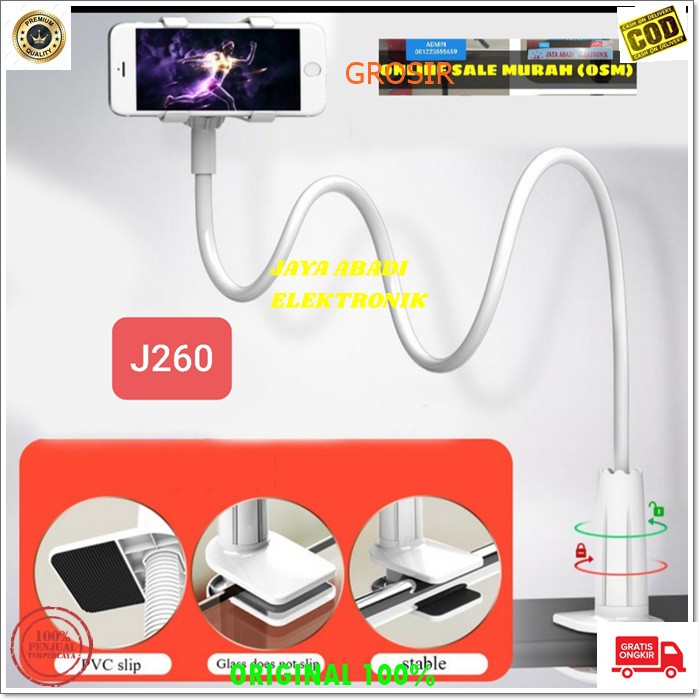 J260 SPIRAL BASE LAZYPOD LAYPODS HOLDER HP MIC TABLE STAND MIK MEJA PODIUM MIMBAR JEPITAN NARSIS PEGANGAN GANTUNGAN BRACKET BREKET BAHAN PVS TEMPAT HP PEGANGAN UNIVERSAL LEBIH PRAKTIS DAN MUDAH JIKA MENGGUNKAN  ALAT INI DENGAN HARGA TERJANGKAU