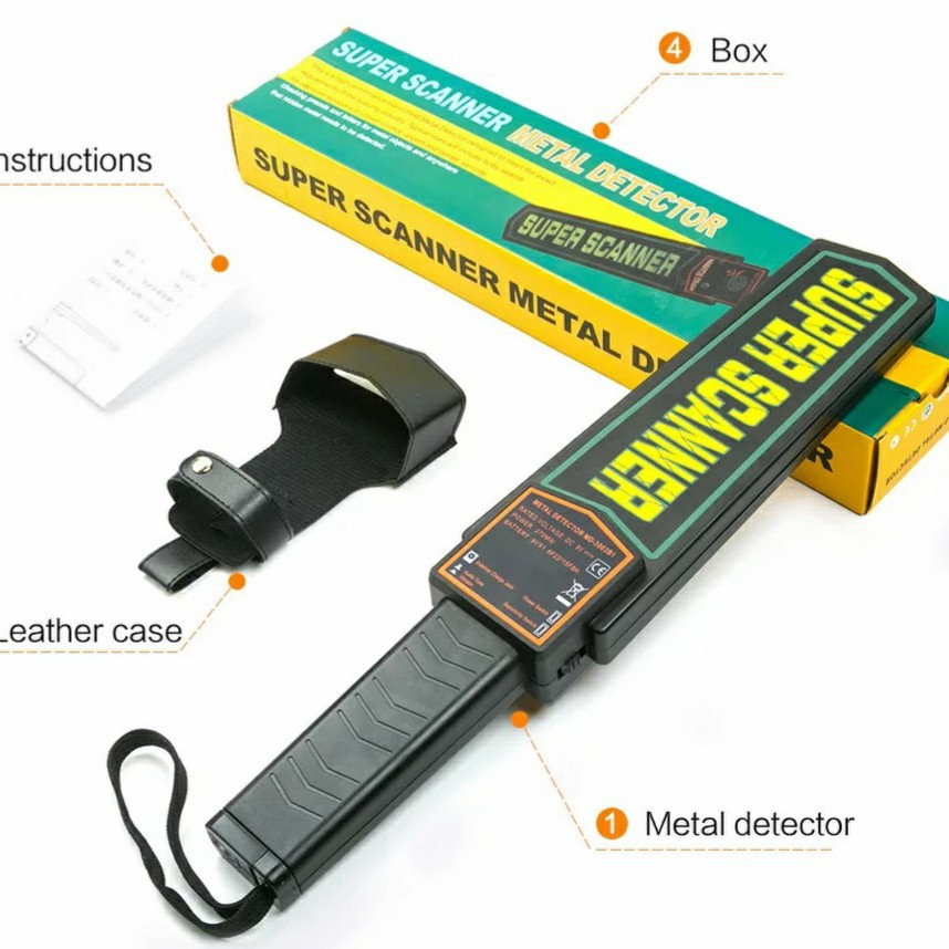 High Sensitivity Metal Detector Portable Handheld Security Scanner