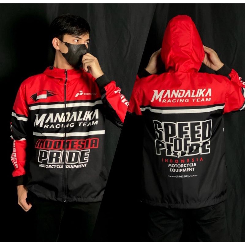 ✅ [WATERPROOF] JAKET VINTAGE NASCAR MANDALIKA RACING TEAM MOTOGP
