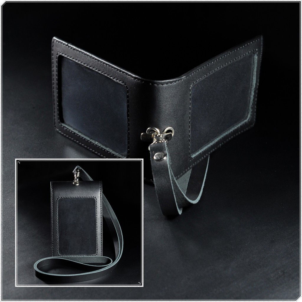 

Name Tag Id Card Holder Kulit