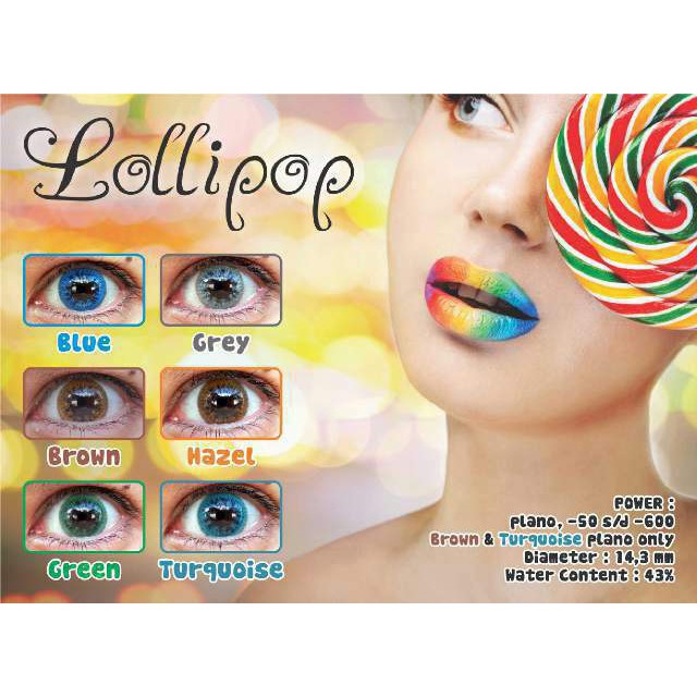 Softlens lollipop kontak lens lensa cantik unik murah promo terlaris