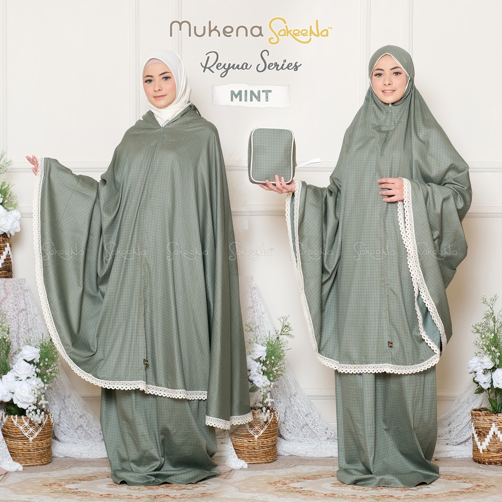 MUKENA SAKEENA - Reyna Series 2 in 1 Katun Jepang