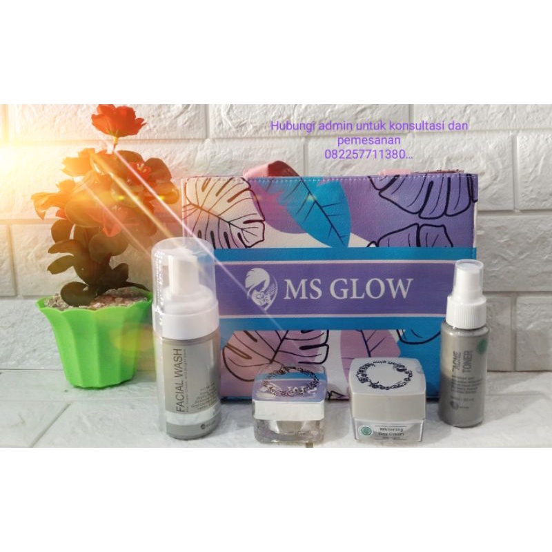 Jual Paket Wajah Ms Glow Whitening Shopee Indonesia