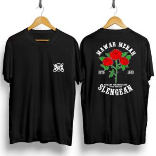 T shirt kaos  slank mawar  merah  lengan pendek kaos  distro 