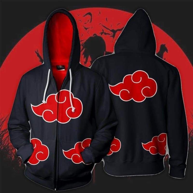 jaket anime akatsuki zipper big logo