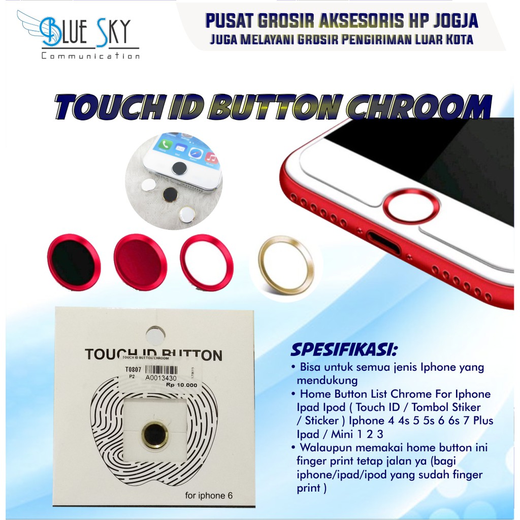 TOUCH ID BUTTON CHROM