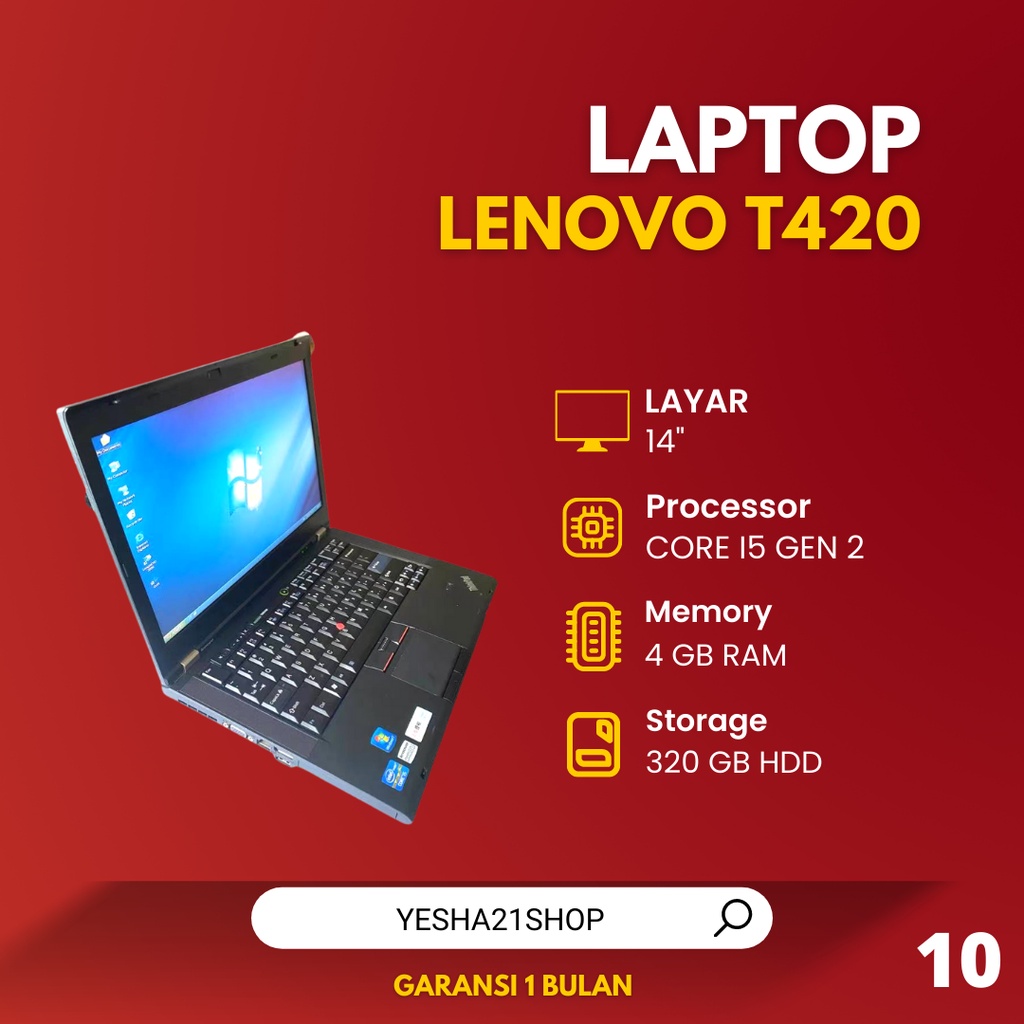 Lenovo thinkpad T420 CORE I5 4/320 14 INCH / Laptop Seken Lenovo Like