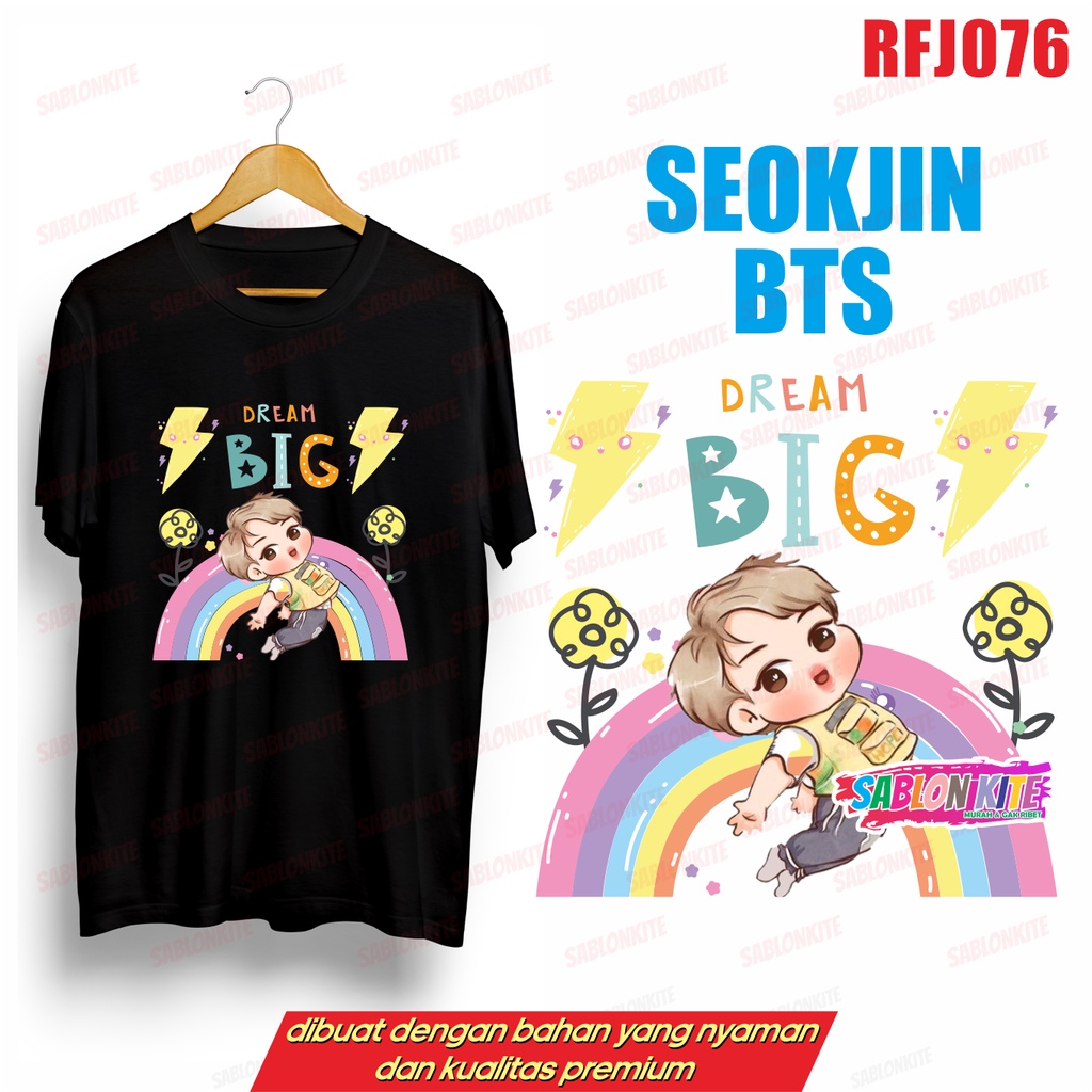 MURAH!!! KAOS KPOP SEOKJIN BIG RFJ076 UNISEX