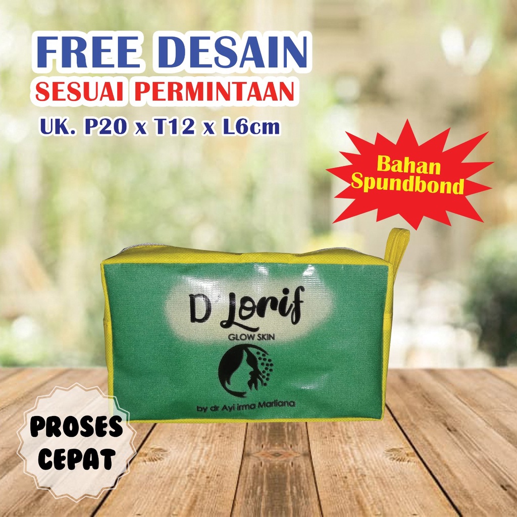 POUCH SKINCARE MURAH UNIK CUSTOM/ POUCH SOUVENIR SKINCARE / POUCH MURAH / POUCH CUSTOM