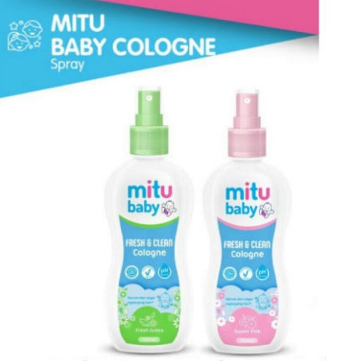 MITU BABY Cologne 50 ml & 100 ml Parfum Bayi Mitu Spray