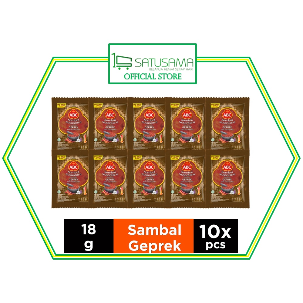 

ABC SAMBAL NUSANTARA 10*18 G