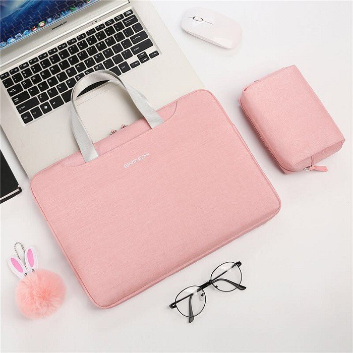 Tas Laptop Jinjing Brinch FashionTrendy Waterproof Size 12 13 inch for Macbook Pro Air M1