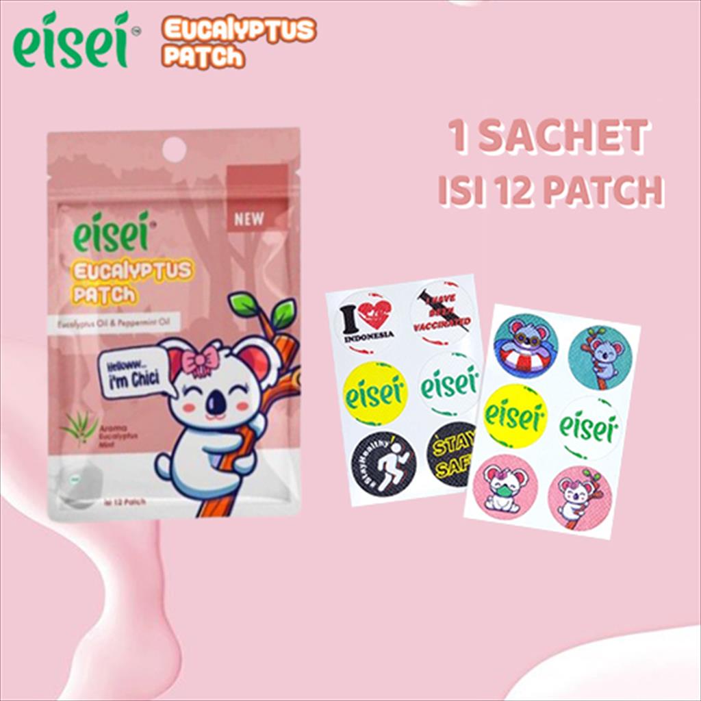 EISEI Patch Eucalyptus Aromath /Sticker Aroma/Sticker Masker Eisei